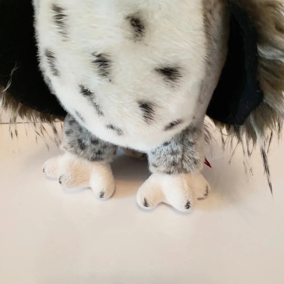 Douglas the Cuddle Toy Plush Cresent Silver Owl. - Picture 7 of 8